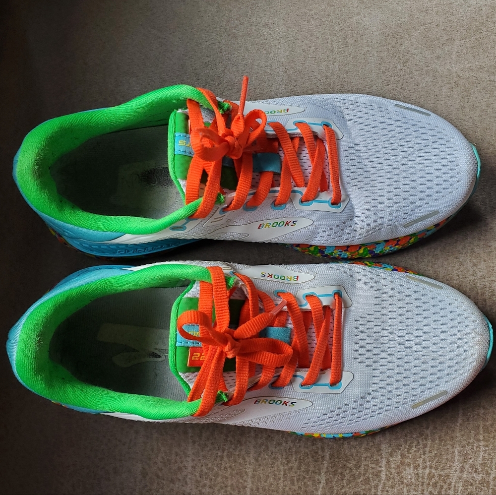 Brooks Adrenaline GTS 22 Bowl O Women's Size 9 (Medium) Running Shoes Multicolor - Picture 5 of 9